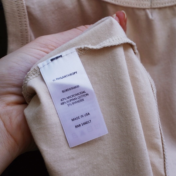 NWOT n:PHILANTHROPY Norma Body Suit - Nude - Picture 6 of 6